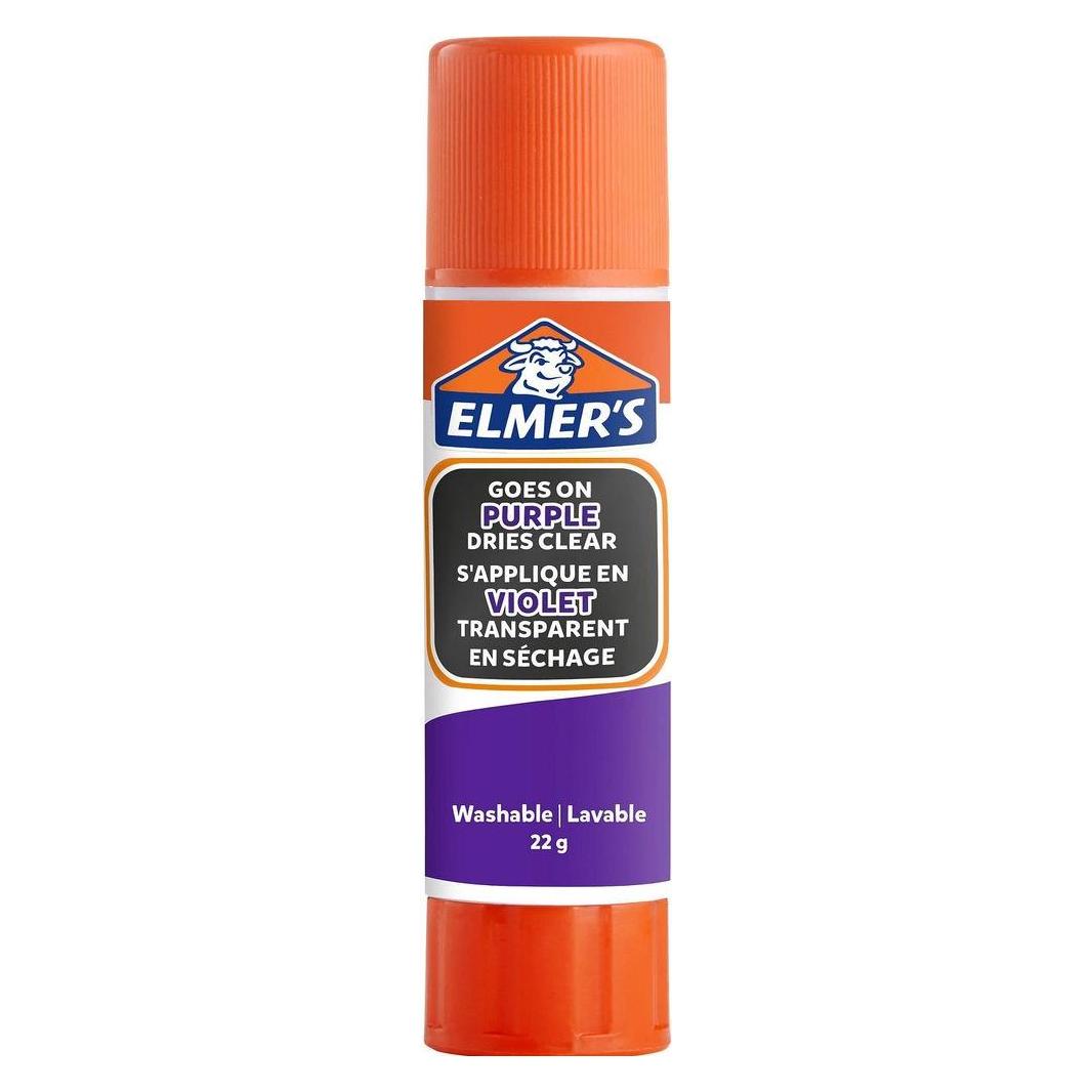 Elmer's Klebestift Disappearing 22 g, Violett (50 g, 1x) (2136694)