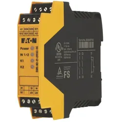 Eaton 118700 Sicherheitsrelais zur NOT-HALT-/Schutztür-Überwachung, 24VDC/AC, 2 Freigabepfade ESR5-NO-21-24VAC-DC