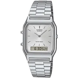 Casio AQ-230A-7AMQYES Collection Edgy Uhr Ana-Digi Stahl/Silberfarben