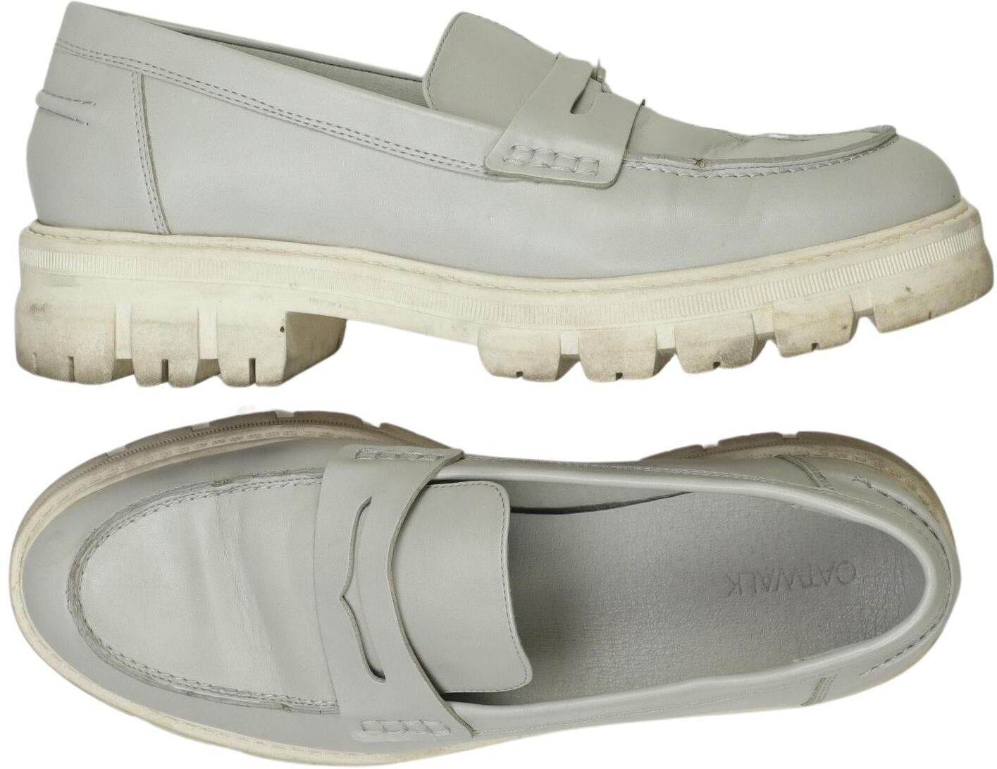 Catwalk Damen Halbschuh, Grau, Gr. EU 41, Kunstleder - Second Hand