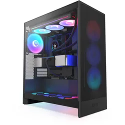NZXT H7 Flow RGB Mid-Tower-Gehäuse, Schwarz