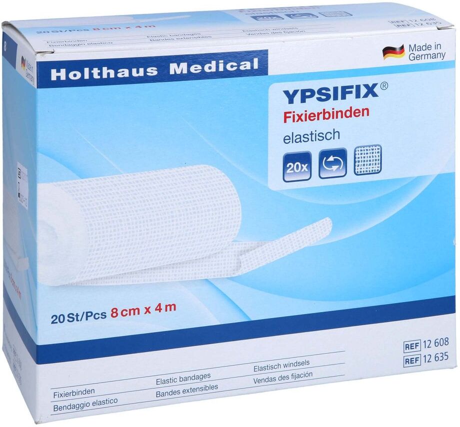 Ypsifix Fixierbinde elastisch 8 cmx4 m lose