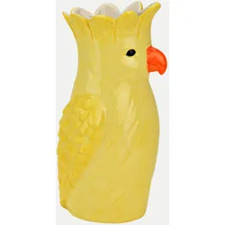 Vase Papagei 13x25x13 Gelb