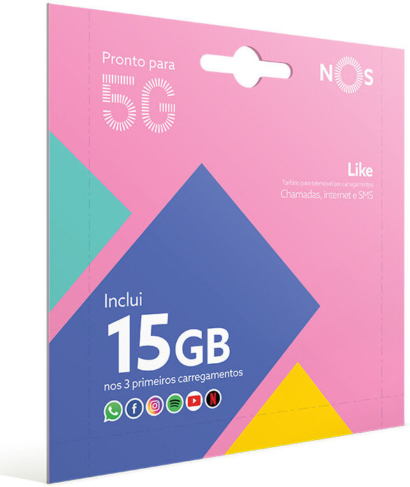 CARTÃO NOS LIKE 5+10GB BONUS PG