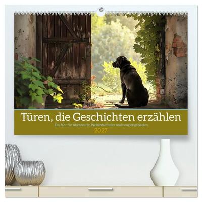 Türen, die Geschichten erzählen (hochwertiger Premium Wandkalender 2027 DIN A2 quer), Kunstdruck in Hochglanz