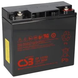 CSB GP12200 AGM Bleiakku 12V 20Ah M5-Innengewinde