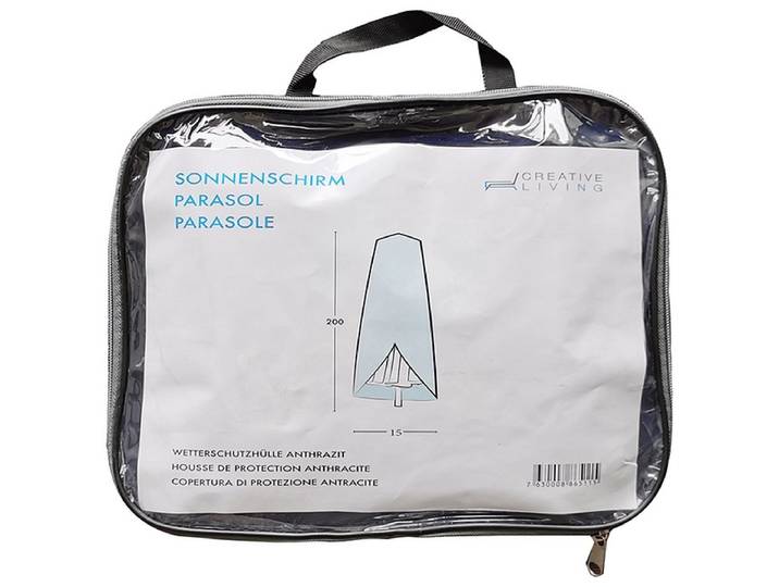 Schutzhülle für Sonnenschirm COVER UMBRELLA 200CM Grau