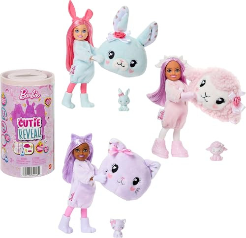 Barbie Cutie Reveal Fashionpop Meerdere kleuren 149 mm