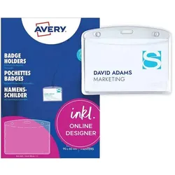 Avery Zweckform Namensschild 90/60 mm