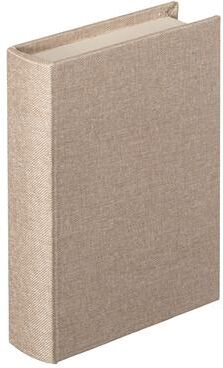 "Vintiquewise 8"" Classic Linen-Covered MDF Book Box Vintage-Style Decorative Storage Case for Keepsakes Jewelry & Documents"