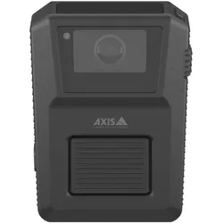 Axis W120 BODY WORN CAMERA (1920 x 1080 Pixels), Netzwerkkamera, Schwarz