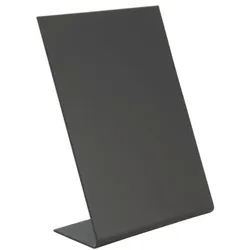 Securit 3er-Pack Tischaufsteller Kreidetafel »L-Board« A6 schwarz, 10.5x1.55x5.5 cm