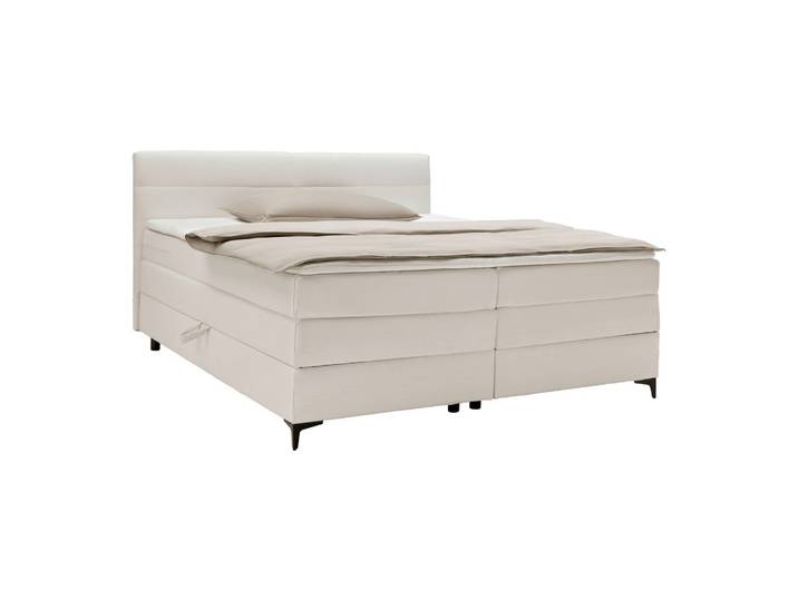 Boxspringbett Bari 160/200 cm Creme