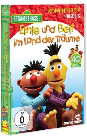 Sesamstraße - Ernie und Bert im Land der Träume, Komplettbox, Folge 1-52 [4 DVDs] - Preis vom 06.10.2026 07:26:00 h
