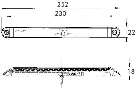 PROPLAST 40026523 Reverse light