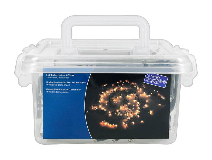 Lichterkette 150Led 180cm Timer Ip55