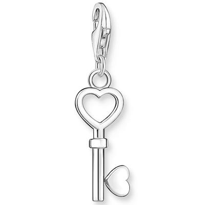 Charm-Einhänger THOMAS SABO "Schlüssel", silber (silberfarben), Charms, Damen, Silber 925 (recycelt)