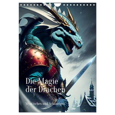 Die Magie der Drachen - Mystisches und Schauriges (Wandkalender 2026 DIN A4 hoch), CALVENDO Monatskalender
