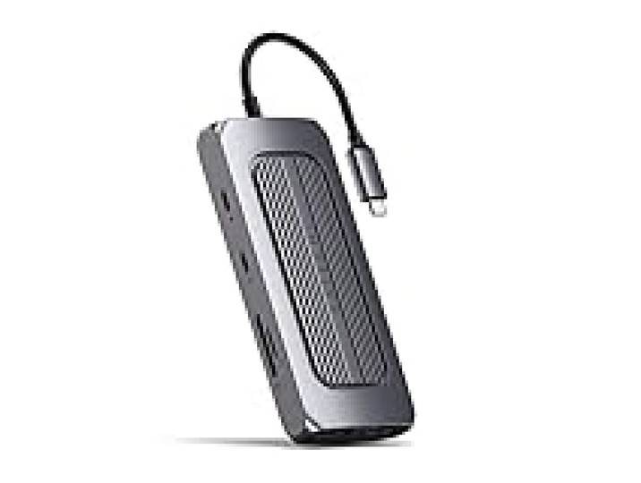 SATECHI Hub USB C 9 en 1 MX, Double HDMI 4K, Ethernet, PD 100W