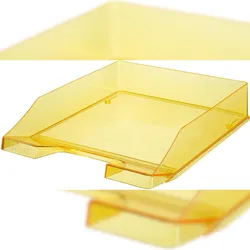HAN Briefablage C4 Standard gelb transparent Packung mit 6 Stück