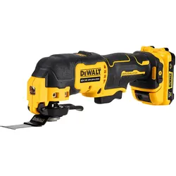 DEWALT Akku-Multi-Tool 12V / 2Ah + 2 Akku + Schnellladegerät + Zubehör - DCS353D2-QW