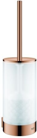 Grohe Selection WC-Bürstengarnitur 41076DA0 warm sunset, Glas, Wandmontage, verdeckte Befestigung