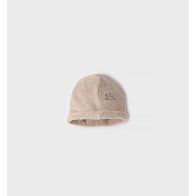 Outdoorhut IDO "BABY GIRL ACCESSORIES", Damen, Gr. 43, beige (melange turtle), Baumwolle, Hüte
