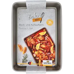 RBV Birkmann Baker's Back-& Auflaufform 35x25,5cm - silber