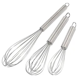Westmark Schneebesenset, 3tlg. 17, 23, 28 cm,1 x 12502211 Schneebesen, 17 cm,1 x 12512211 Schneebesen, 23 cm,1 x 12522211 Schneebesen, 28 cm, 125222E6