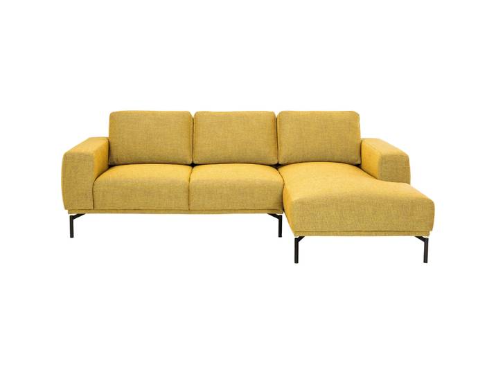 MyDeal Ecksofa Maja Stoff senf B 243 T 162 cm - Möbel Konfigurator: Traummöbel individuell zusammenstellen