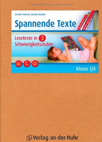 Annette Raether - Spannende Texte - Klasse 3/4: Lesetexte in drei Schwierigkeitsstufen - Preis vom 09.10.2026 07:28:09 h