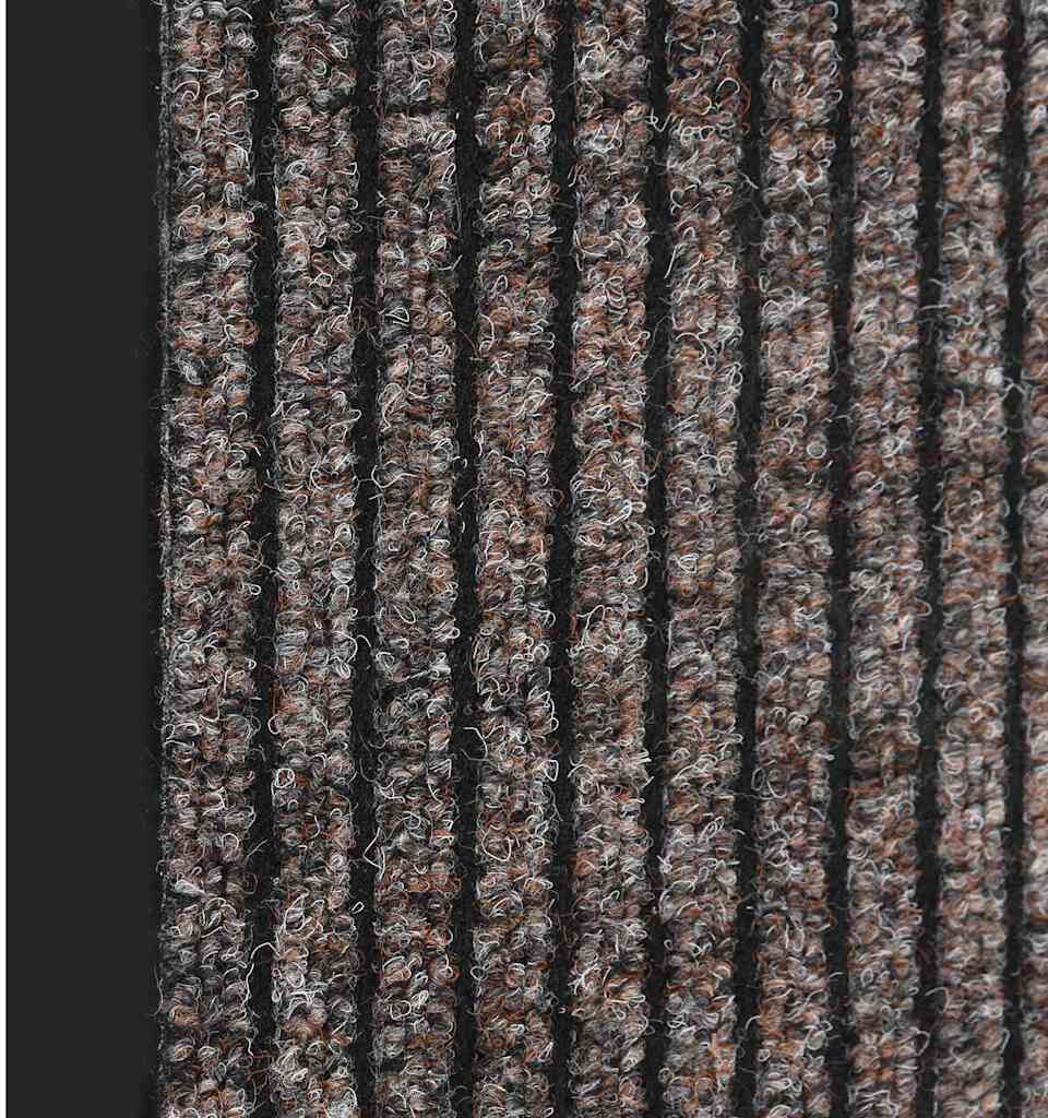 vidaXL Paillasson rayé Beige 60x80 cm