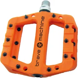Brave Plattform-Pedal Dirt Light orange