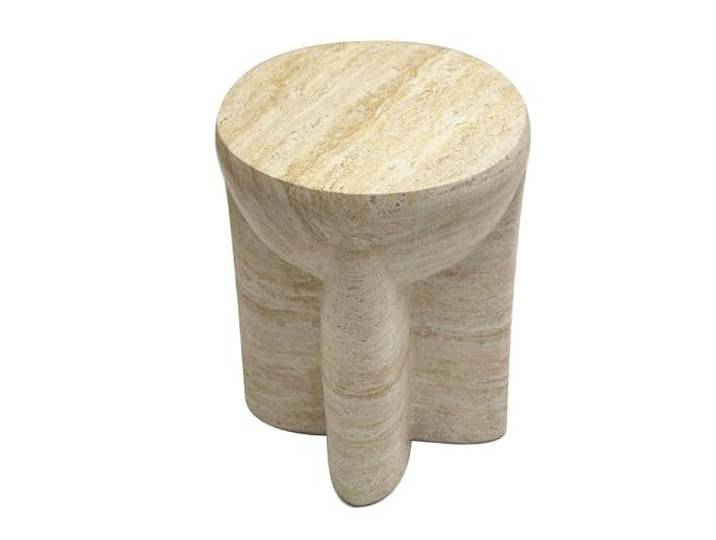 Wohnzimmer-Beistelltisch, Couchtische Lässiger moderner Imitation Travertin Textur geometrischer Beistelltisch B& Home Einfaches Sofa Kaffee Schlafzimmer Persönlichkeit Nachttisch Couchtisch, Nachttisch