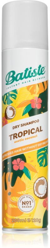 Batiste Tropical shampooing sec rafraîchissant 200 ml
