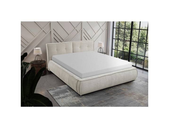 Livetastic Polsterbett, Beige, Holz, Kiefer, Hartholz, 7-Zonen, 180x200 cm, alternative Größen erhältlich, Schlafzimmer, Betten, Polsterbetten