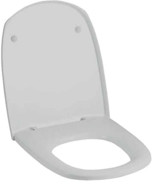 Geberit Vitelle WC-Sitz 573620068 pergamon, mit Deckel, Scharniere Edelstahl