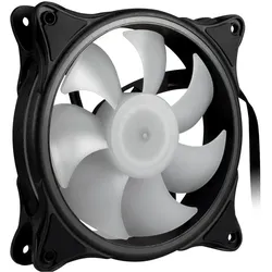 Intertech Inter-Tech Lüfter 120*120*25 ARGUS RGB-FAN SET RS-08, 3X retail (120 mm, 3x), PC Lüfter, Schwarz