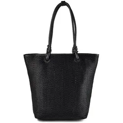 Harbour 2nd Fashion Lights Shopper Tasche Leder 38 cm  grau