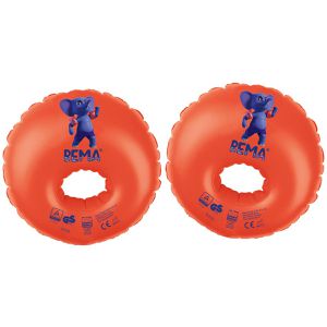 BEMA Schwimmflügel 18007 Duo Protect, orange, 18 - 30 kg, Schaumkern, aufblasbar, ab 3 Jahre