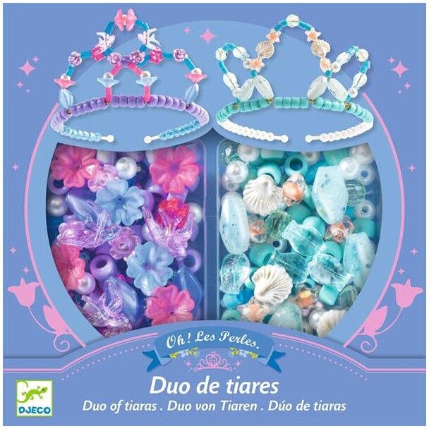 Coffret Oh ! Les Perles Duo de tiares Bleu - Djeco