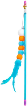 Inspire Picks CaterBounce Cat Teaser Wand Elastic Caterpillar Interactive Toy For Cats & Kittens a