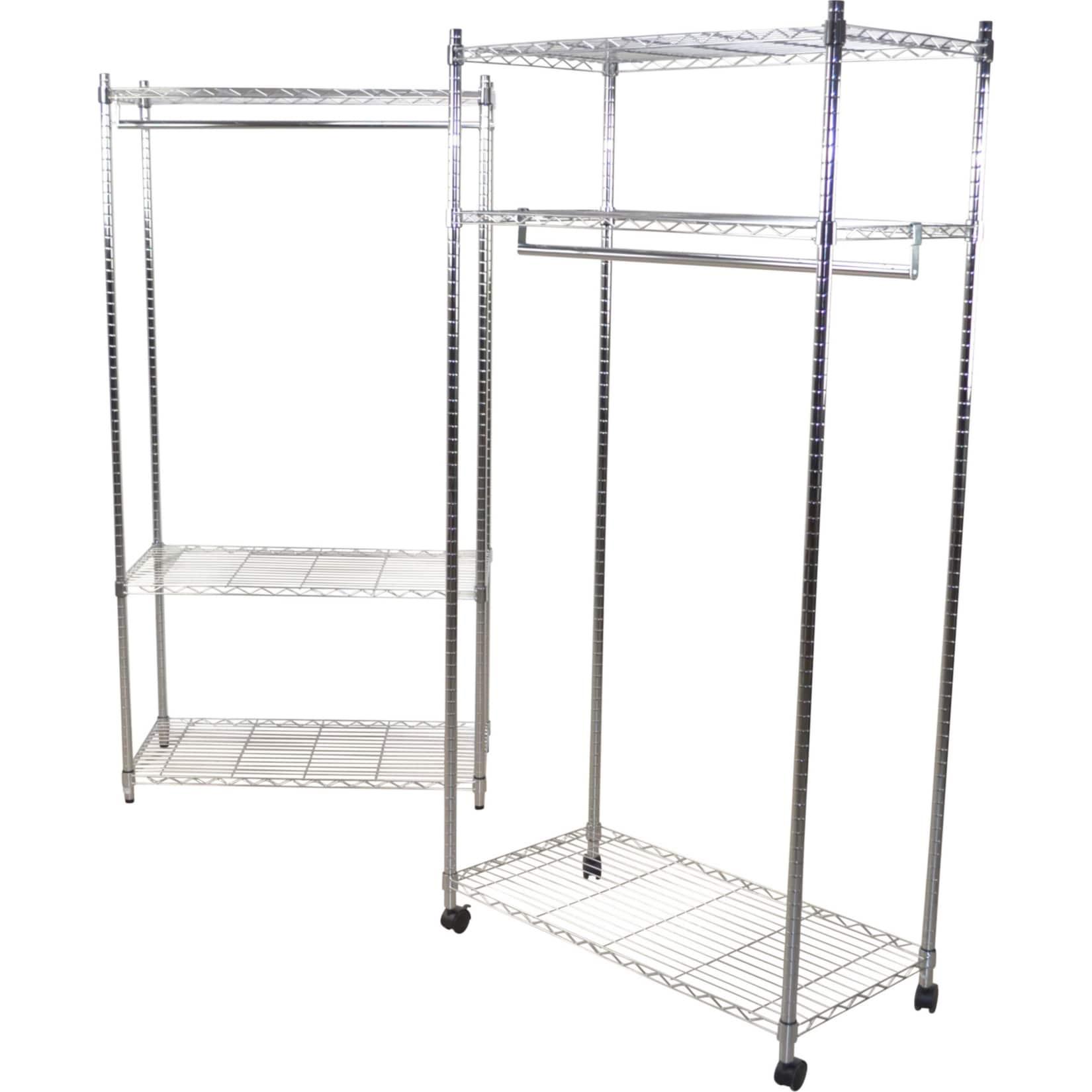 möbel direkt online Rollgarderobe Robbi silber