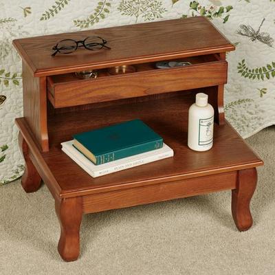 Touch of Class Cessilee Bed Steps , Windsor Oak