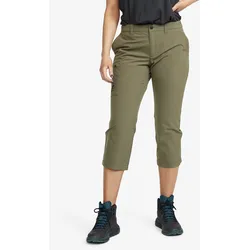 Adventure 3/4 Stretch Pants Damen Kalamata, Größe:XS - Outdoorhose, Wanderhose & Trekkinghose - Grün