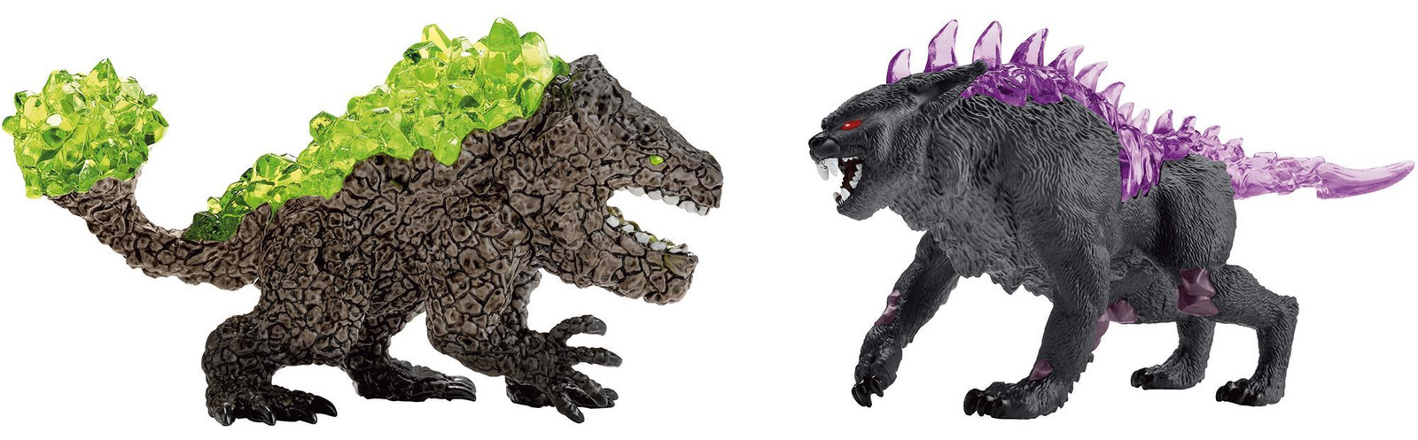 Schleich Eldrador Creatures Dark Lynx vs. Stone Crusher Duo Figurines 70827