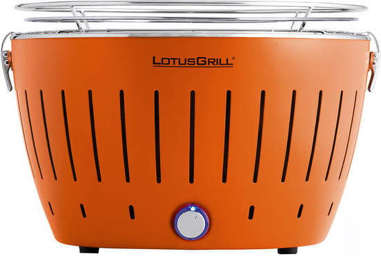 LotusGrill LG G34 U OR - Barbecue portable d'extérieur - Coque orange