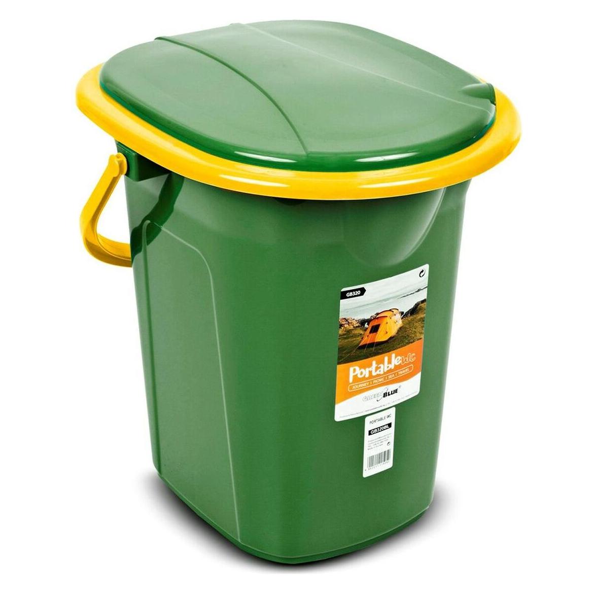 Greenblue Dark green orange portable toilet (GB320GO) (GB320)