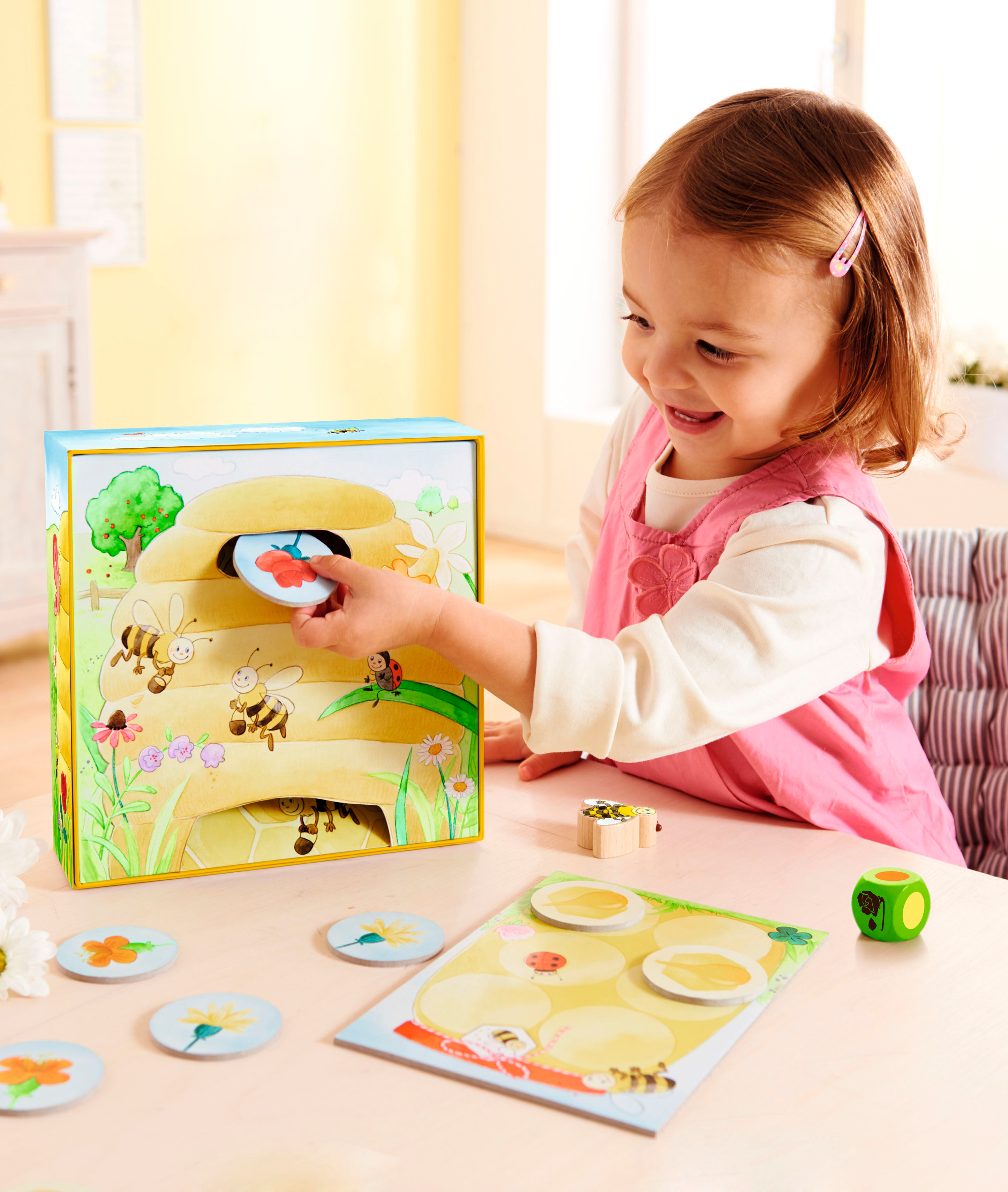 Spiel HABA "Meine ersten Spiele - Hanni Honigbiene", bunt, Spiele, Kinder, Spiel, Made in Germany