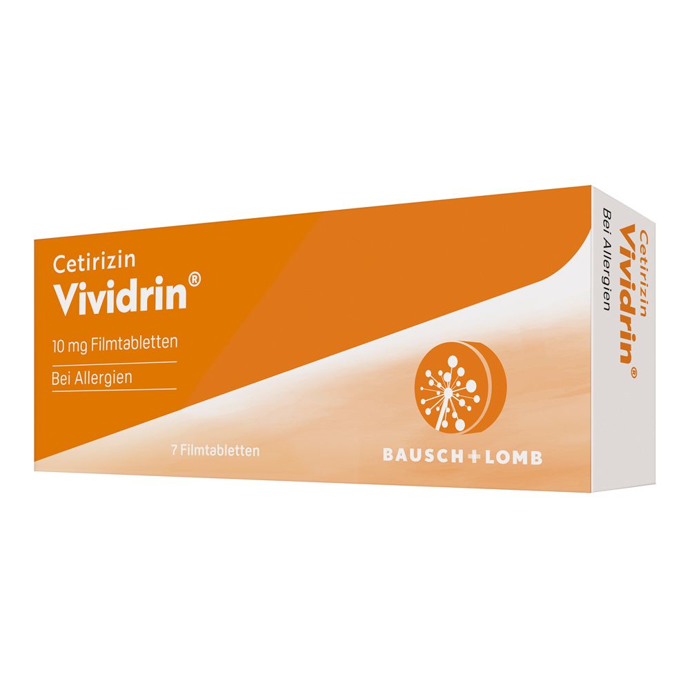 Cetirizin Vividrin 10 mg Filmtabletten 7 St